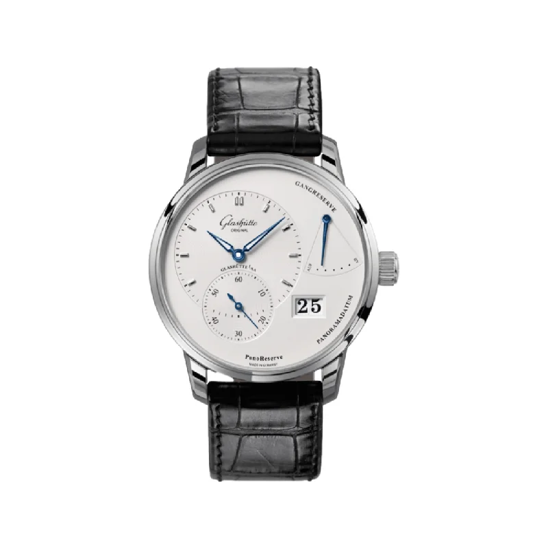 best men's digital watches -PanoReserve Silver 40mm - Stainless Steel on Strap