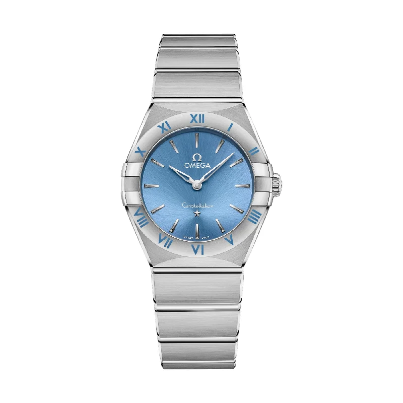 men's pilot watches with C3 SuperLuminova design -Constellation Quartz 28mm - Blue on Bracelet men's pilot watches with C3 SuperLuminova design -Constellation Quartz 28mm - Blue on Bracelet