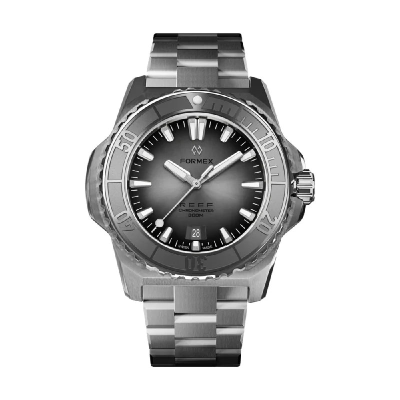 men's GMT watches with C3 SuperLuminova style design -REEF Automatic Chronometer COSC 300M Steel Bezel men's GMT watches with C3 SuperLuminova style design -REEF Automatic Chronometer COSC 300M Steel Bezel