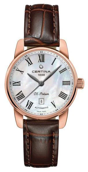 women's Certina with polyurethane straps -Certina DS Podium Lady Automatic