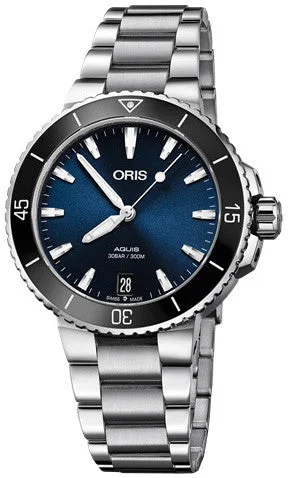 women's mechanical watches with automatic design -Oris Watch Aquis Lady Date