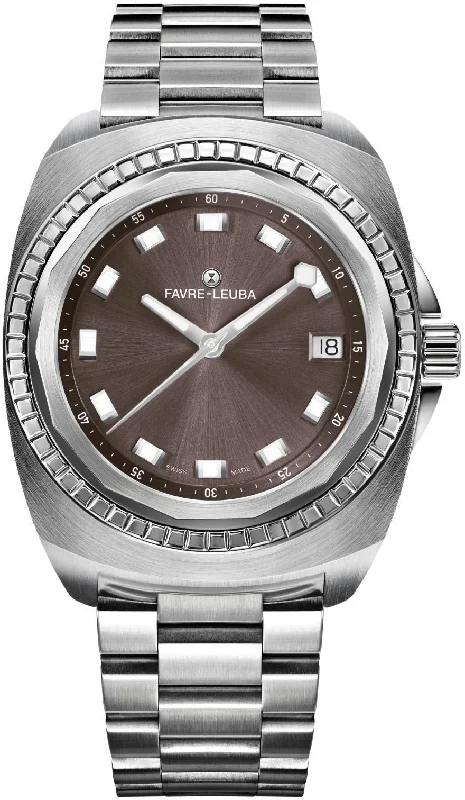women's mechanical watches with leather style straps -Favre-Leuba Watch Sea Bird