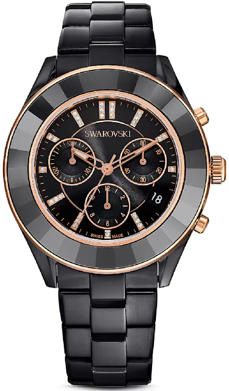 women's mechanical watches with flat design -Swarovski Octea Lux Sport