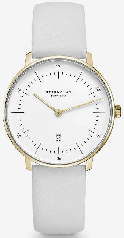 women's mechanical watches with day display function -Sternglas Naos XS