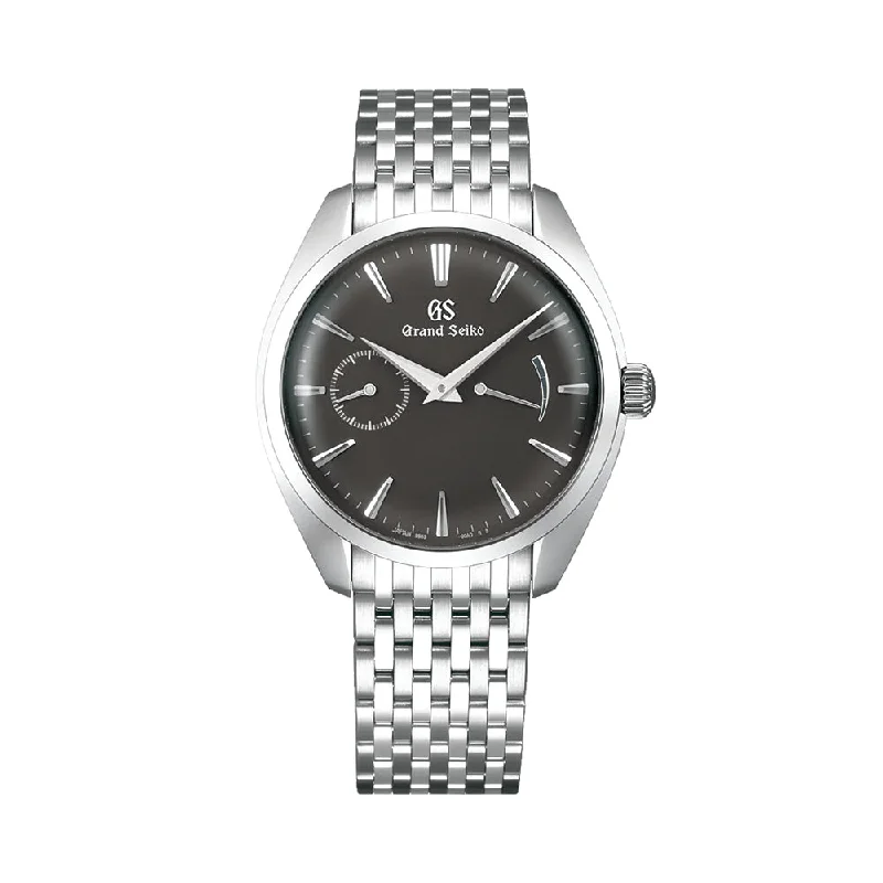 Scandinavian-minimalist-SBGK009 Elegance Manual 39mm - Grey on Bracelet