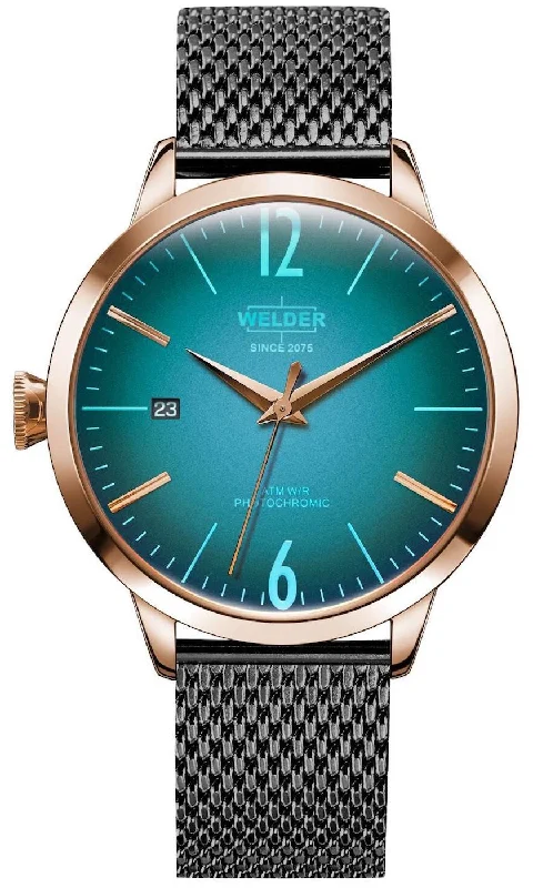 women's mechanical watches with polyurethane style straps -Welder Watch Moody K55 3 Hands Mono Time Ladies