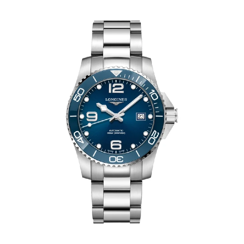 lawyer-professional watches-HydroConquest Sunray Blue Dial 41mm