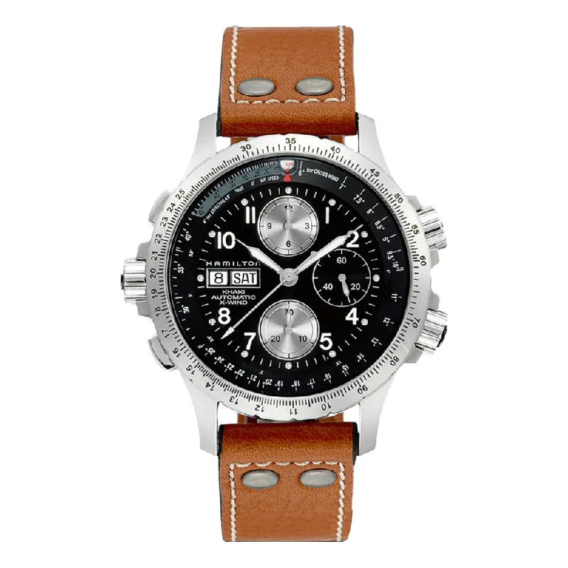 men's field watches with anniversary edition style design -Khaki Aviation X-Wind Auto Chrono