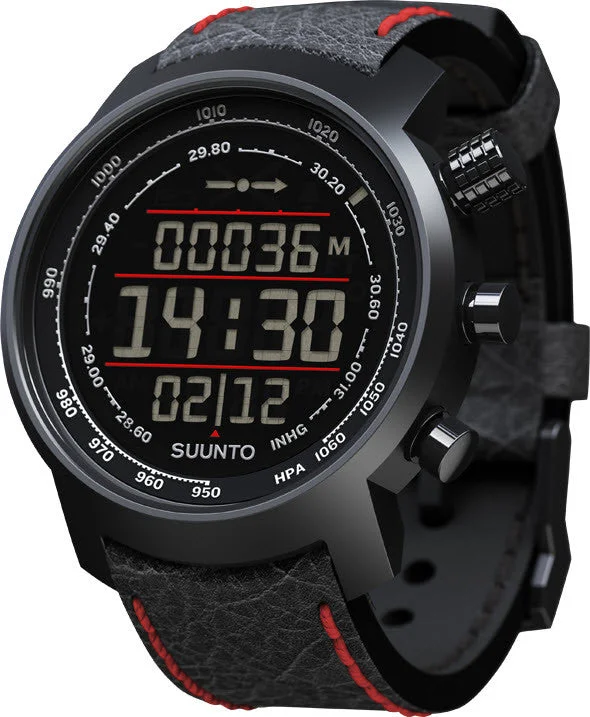 Smart Watches for Mens Elegant-Suunto Watch Elementum Terra Black Red