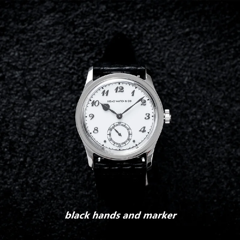 White Dial - Black Hands