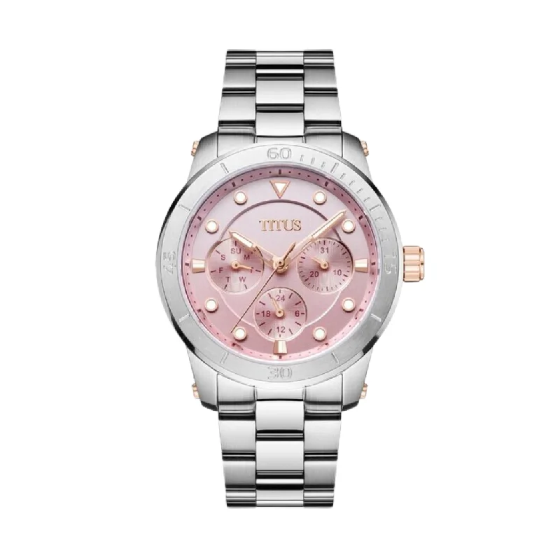 women's mechanical watches with diamonds -SOLVIL ET TITUS ASPIRA W06-03147-021 QUARTZ STAINLESS STEEL WOMEN WATCH