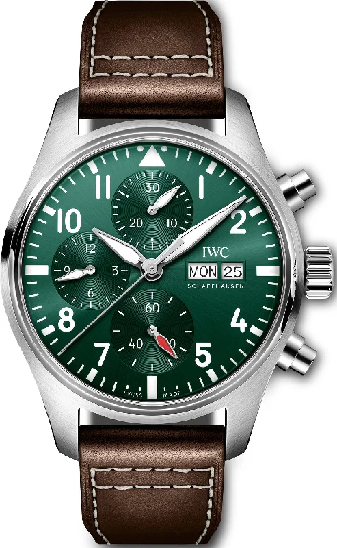 men's chronograph watches with automatic style design -IWC Pilots Chronograph 41