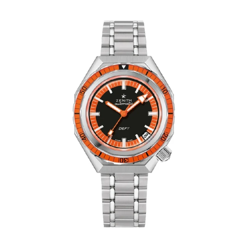 men's chronograph watches with alarm display function -Defy Revival A3648