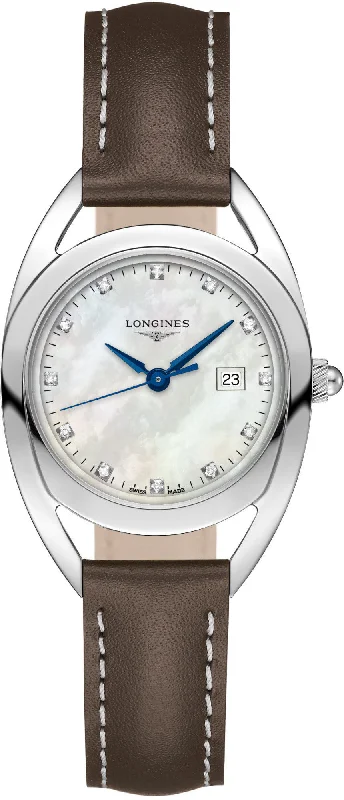 women's Longines with canvas straps -Longines Watch Equestrian Ladies