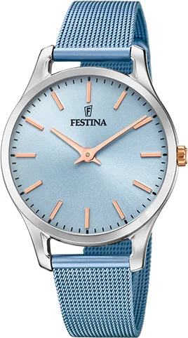 women's mechanical watches with collector's edition design -Festina Two Hands Ladies