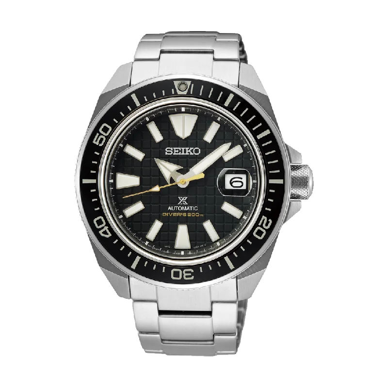 men's dive watches with timer function -SEIKO PROSPEX SRPE35K1 KING SAMURAI AUTOMATIC DIVER'S MEN WATCH