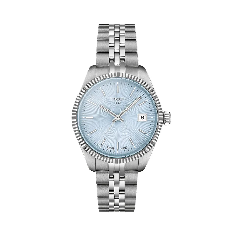 men's digital watches with anniversary edition style design -Ballade Quartz 34mm - Light Blue on Bracelet men's digital watches with anniversary edition style design -Ballade Quartz 34mm - Light Blue on Bracelet