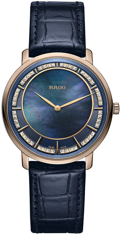 Rado women's watches with sophisticated features-Rado Watch DiaMaster Ceramos Thinline Quartz Rado women's watches with sophisticated features-Rado Watch DiaMaster Ceramos Thinline Quartz