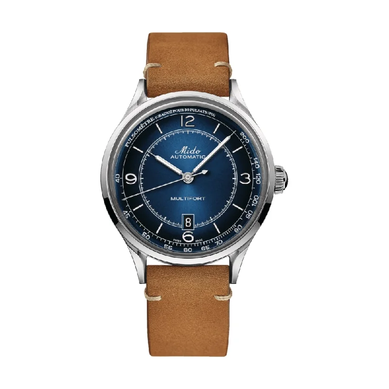 men's dive watches with modern design -Multifort Patrimony Blue