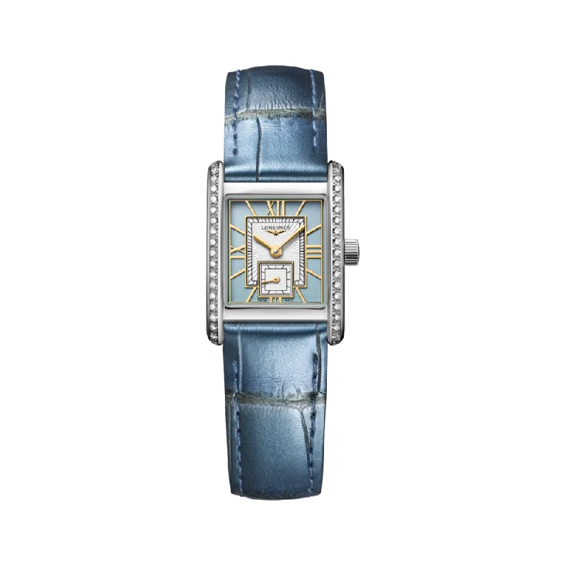 men's digital watches with monogram engraving display -Mini DolceVita Blue Dial with Diamonds men's digital watches with monogram engraving display -Mini DolceVita Blue Dial with Diamonds