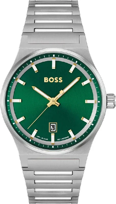 men's mechanical watches with perpetual calendar design -Boss Candor Mens