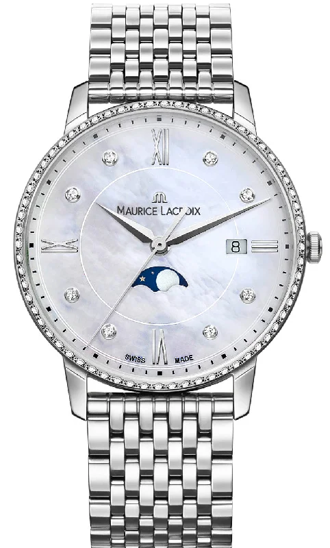 Discounts on women's Maurice Lacroix watches -Maurice Lacroix Watch Eliros Moonphase Ladies Discounts on women's Maurice Lacroix watches -Maurice Lacroix Watch Eliros Moonphase Ladies