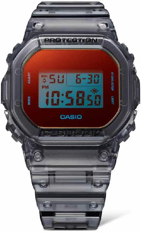 men's mechanical watches with world time design -G-Shock 5600 Beach Time Lapse