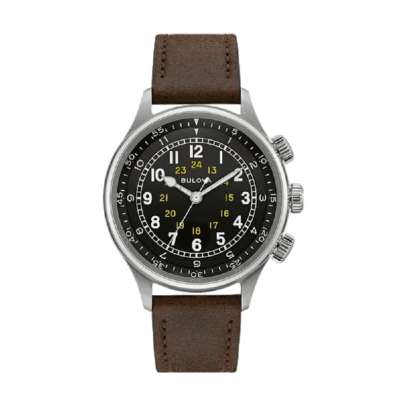 men's digital watches with nylon style straps -A-15 Pilot