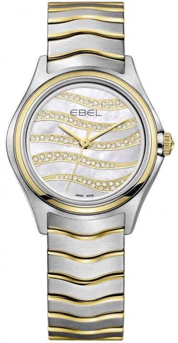 Ebel women's watches with bold numerals-​Ebel Watch Wave Diamond Lady