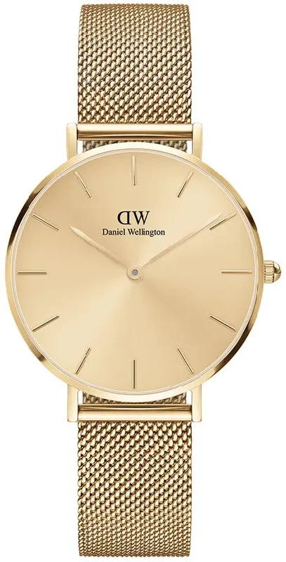 women's mechanical watches with concave design -Daniel Wellington Watch Petite Unitone 32 Gold