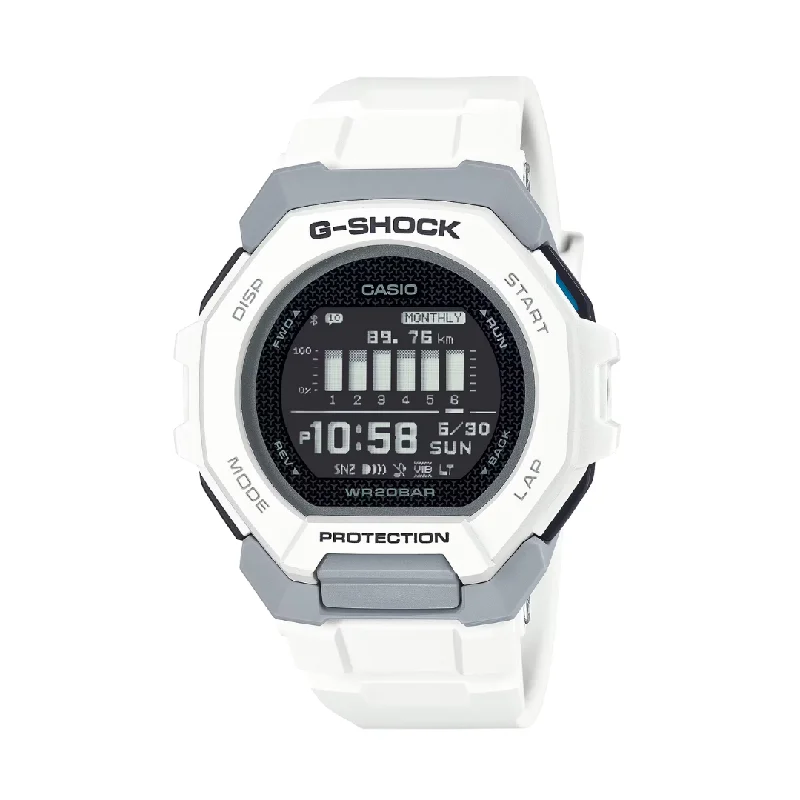 men's Cartier with barometer function -CASIO G-SHOCK G-SQUAD SPORTS GBD-300-7DR DIGITAL WHITE WATCH men's Cartier with barometer function -CASIO G-SHOCK G-SQUAD SPORTS GBD-300-7DR DIGITAL WHITE WATCH