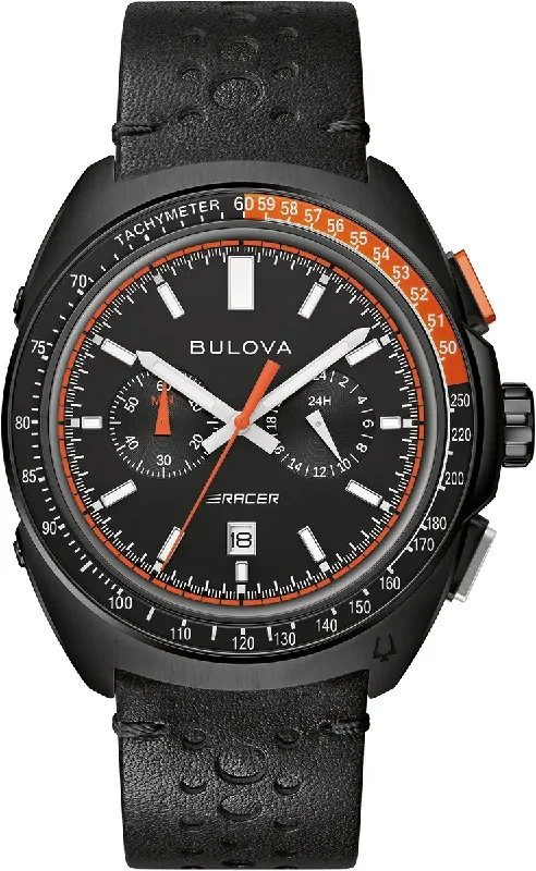 men's chronograph watches with GMT function -Bulova Racer Chronograph