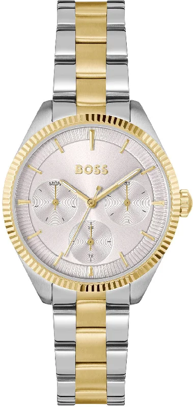 women's mechanical watches with magnifying design -Boss Sage Sport