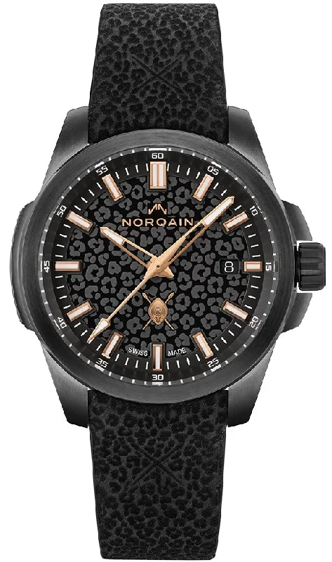 women's mechanical watches with rubber style straps -Norqain Independence x Hakuna Mipaka