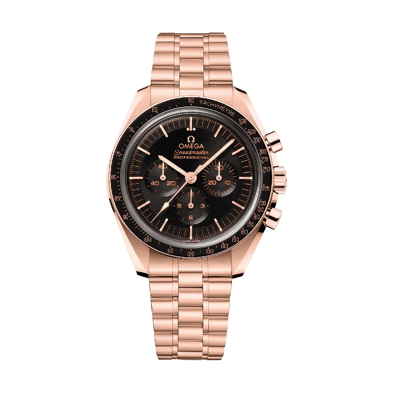 men's chronograph watches with nylon style straps -Speedmaster Moonwatch Professional Sedna Gold Sapphire Bracelet - Black men's chronograph watches with nylon style straps -Speedmaster Moonwatch Professional Sedna Gold Sapphire Bracelet - Black