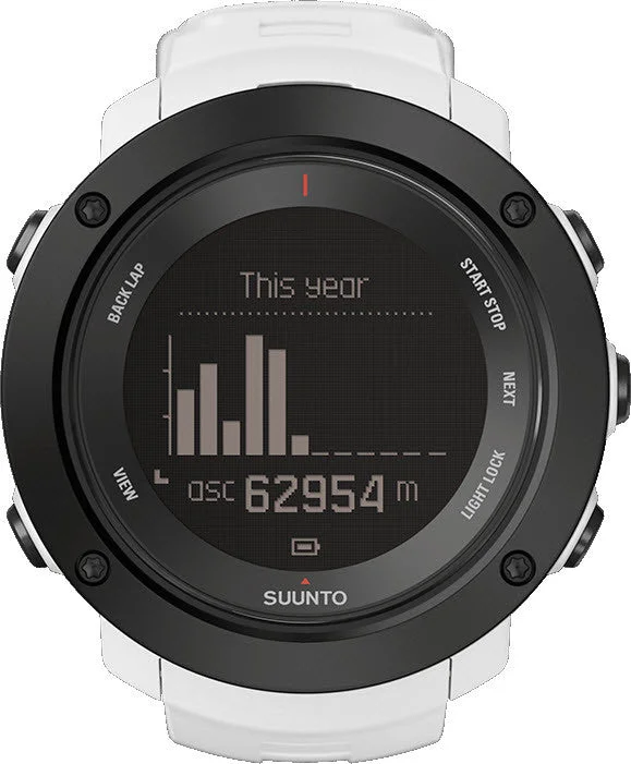 Smart Watches for Mens Weather Forecast-Suunto Watch Ambit3 Verticle White