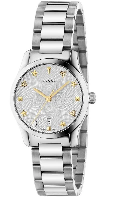 women's mechanical watches with convex design -Gucci Watch G-Timeless Ladies D