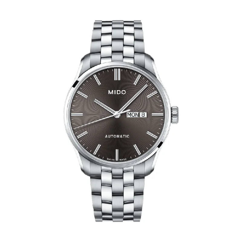 men's GMT watches with altimeter function -Belluna II Sunray Anthracite