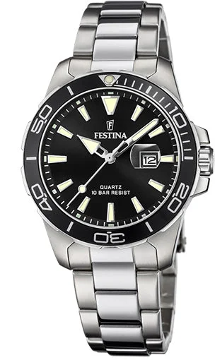 women's mechanical watches for luxury enthusiasts -Festina Three Hands Date Ladies