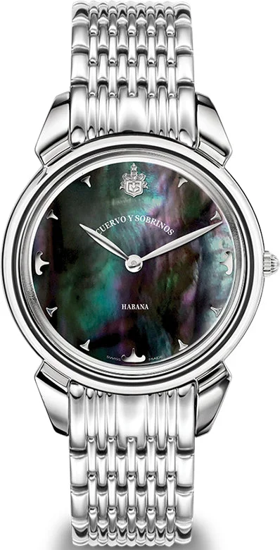 women's mechanical watches with magnifying design -Cuervo y Sobrinos Watch Senora Clasico women's mechanical watches with magnifying design -Cuervo y Sobrinos Watch Senora Clasico