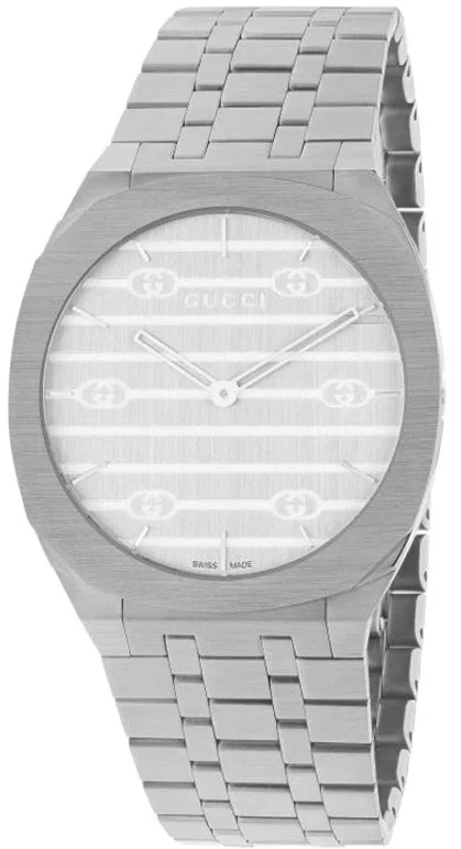 men's mechanical watches with SuperLuminova display -GUCCI 25H D