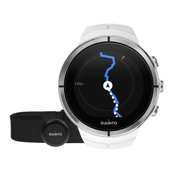 Mens Smart Watches Colorful Interface-Suunto Watch Spartan Ultra White HR