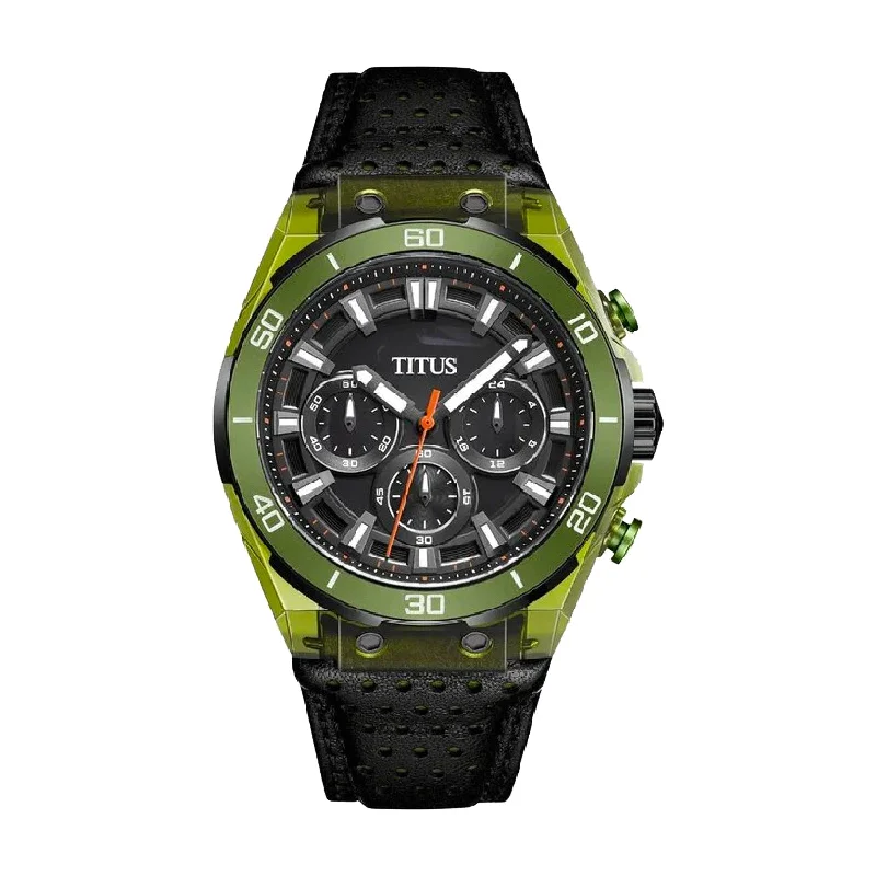 men's digital watches with GPS navigation -SOLVIL ET TITUS MODERNIST W06-03285-013 CHRONOGRAPH QUARTZ MEN WATCH