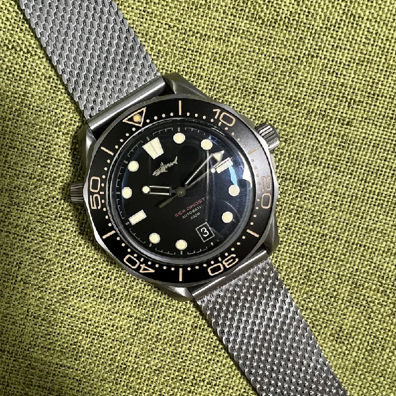 men's date display dive watches -★Pre-Owned★ V2 Heimdallr Titanium 007 Edition NTTD Dive Watch