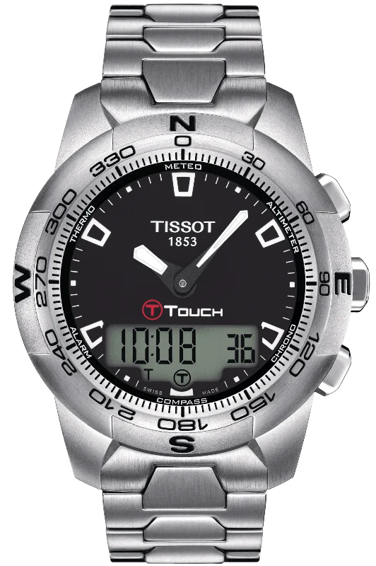 Mens Smart Watch Distributor-Tissot Watch T-Touch II Stainless Steel