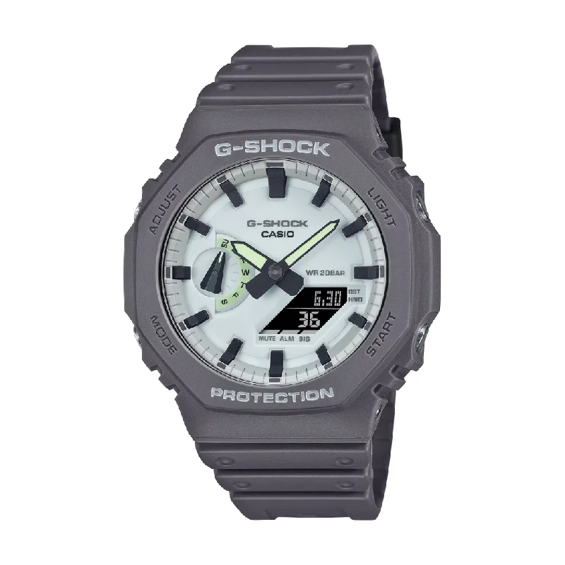 men's digital watches with C3 SuperLuminova display -CASIO G-SHOCK GA-2100HD-8ADR ANALOG-DIGITAL GREY WATCH men's digital watches with C3 SuperLuminova display -CASIO G-SHOCK GA-2100HD-8ADR ANALOG-DIGITAL GREY WATCH