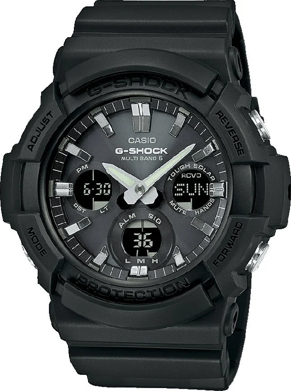 men's mechanical watches for kayaking enthusiasts -G-Shock GAW-100 Worldtime Alarm Mens