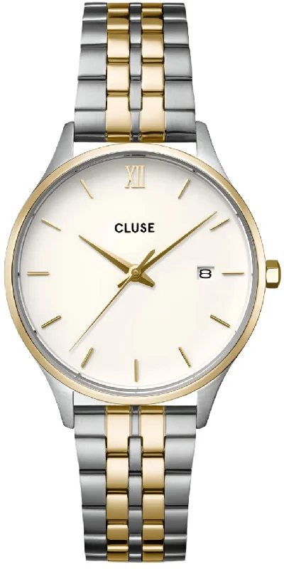 women's mechanical watches with phosphorescent design -Cluse Minuit Date