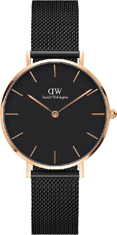 women's mechanical watches with phosphorescent display -Daniel Wellington Watch Petite Ashfield 32mm