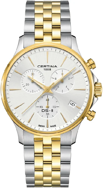 men's mechanical watches with shock-resistant design -Certina DS-8 Chrono